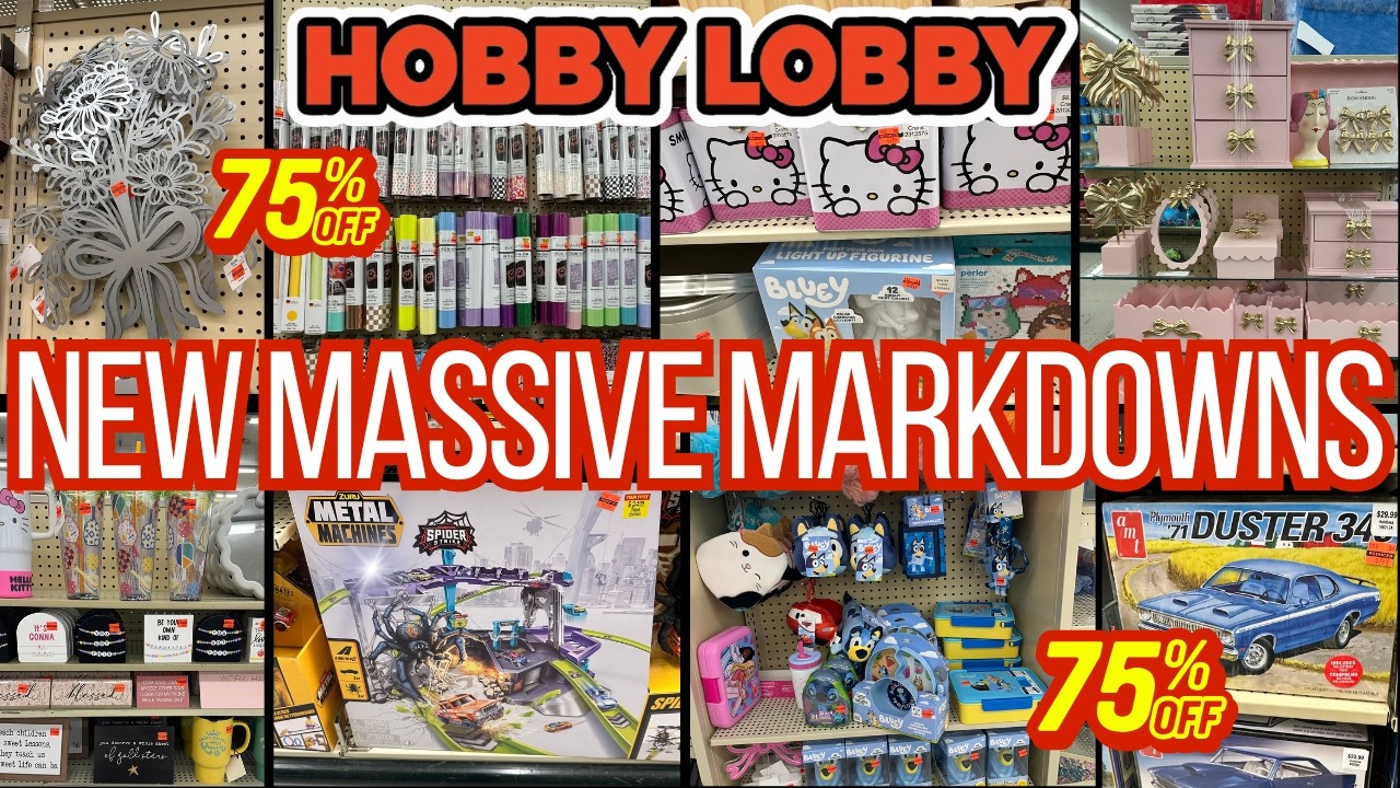 Распродажа в Hobby Lobby: скидки 75%! 🛒 Огромные скидки в Hobby Lobby, которые вы должны увидеть!...
