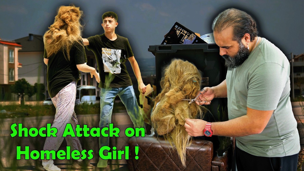 HERO RESCUES HOMELESS GIRL ATTACKED! 😲 Homeless Transformation Awareness