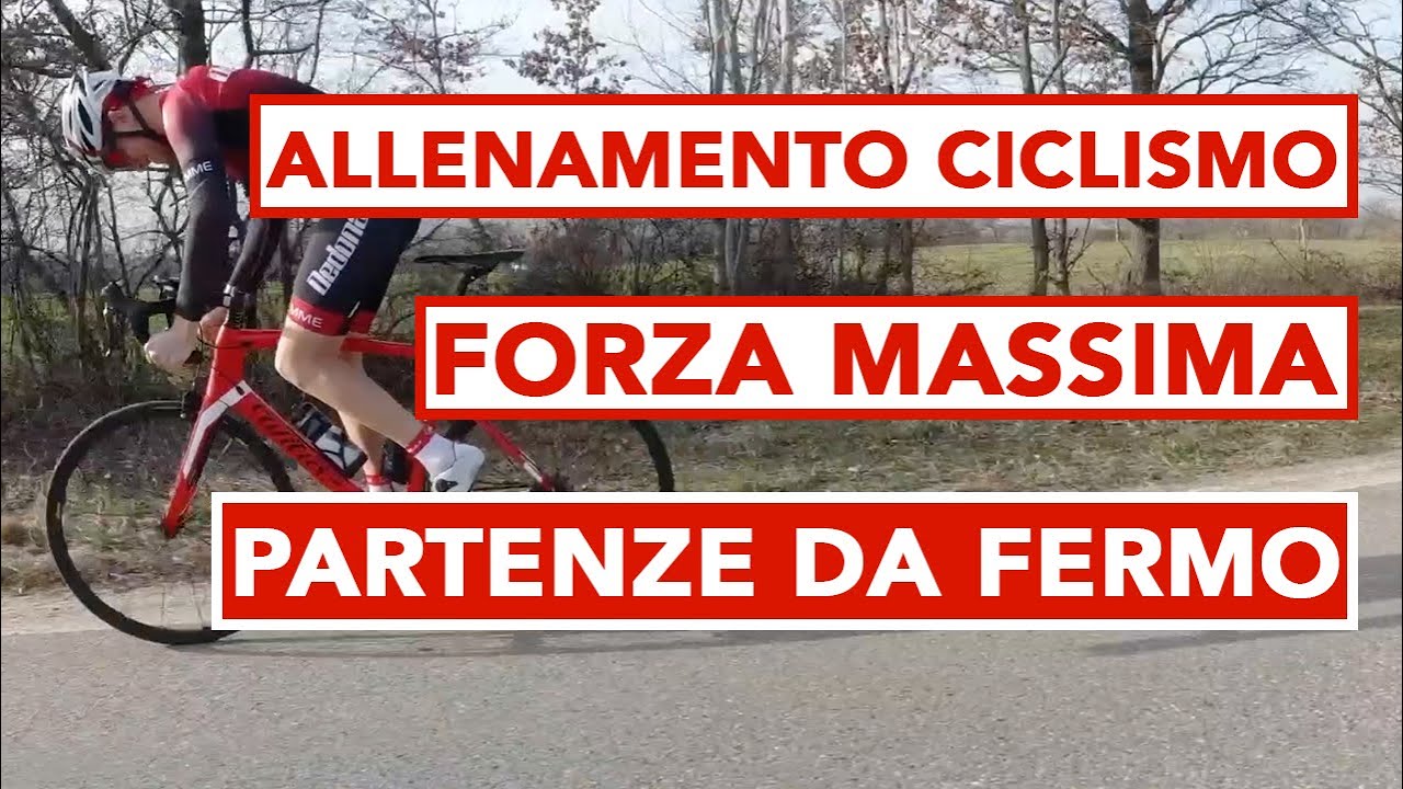 Allenamento ciclismo: forza massima con partenze da fermo