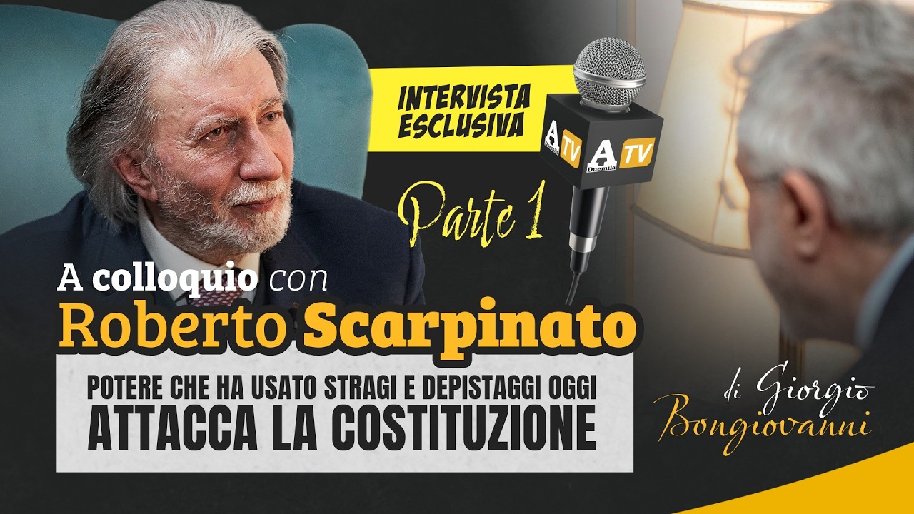 Scarpinato: “Potere che ha usato stragi e depistaggi oggi attacca la Costituzione”