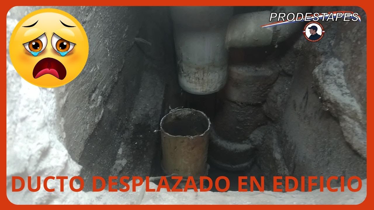# 123 DUCTO DE DESCARGA  DESPLAZADO EN EDIFICIO