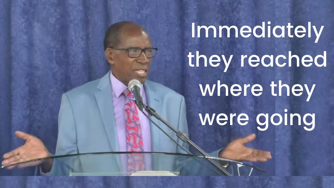 Immediately they reached where there were going | By Apostle Dr. Joe Kayo