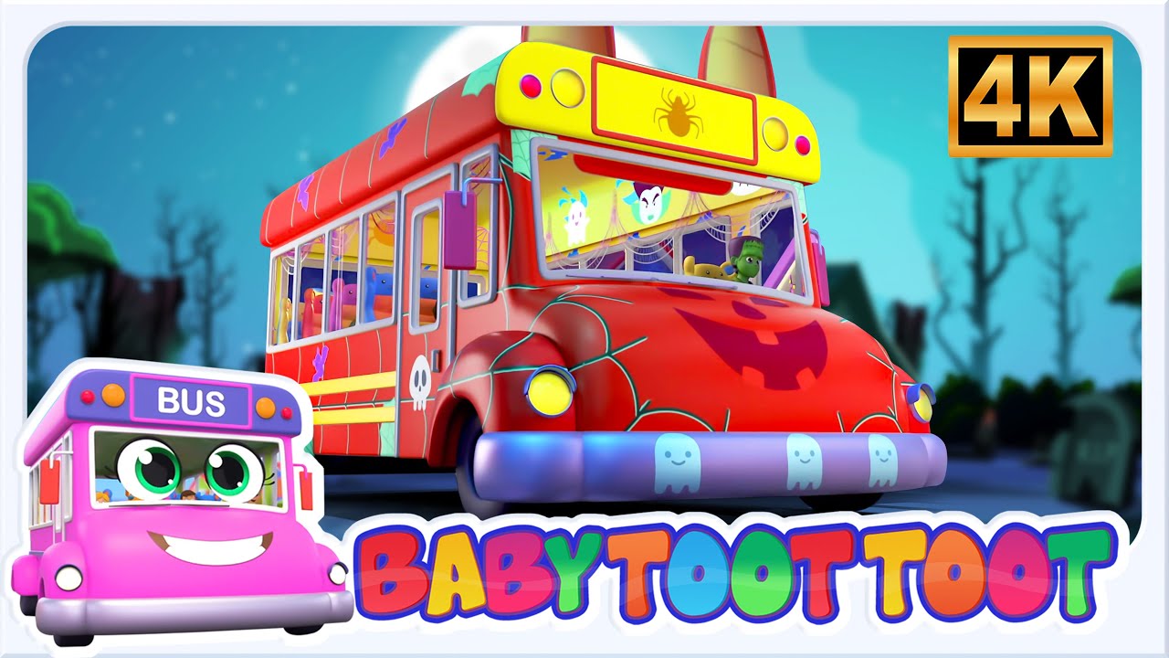 Baby Toot Toot – Halloween Die Räder vom Bus 🚌🎃 | Gruseliges Kinderlied