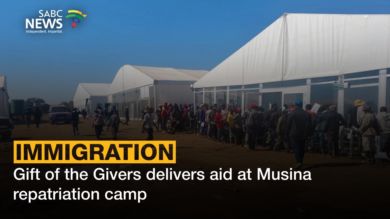 Imigracja | Gift of the Givers dostarcza pomoc do obozu repatriacyjnego w Musina
