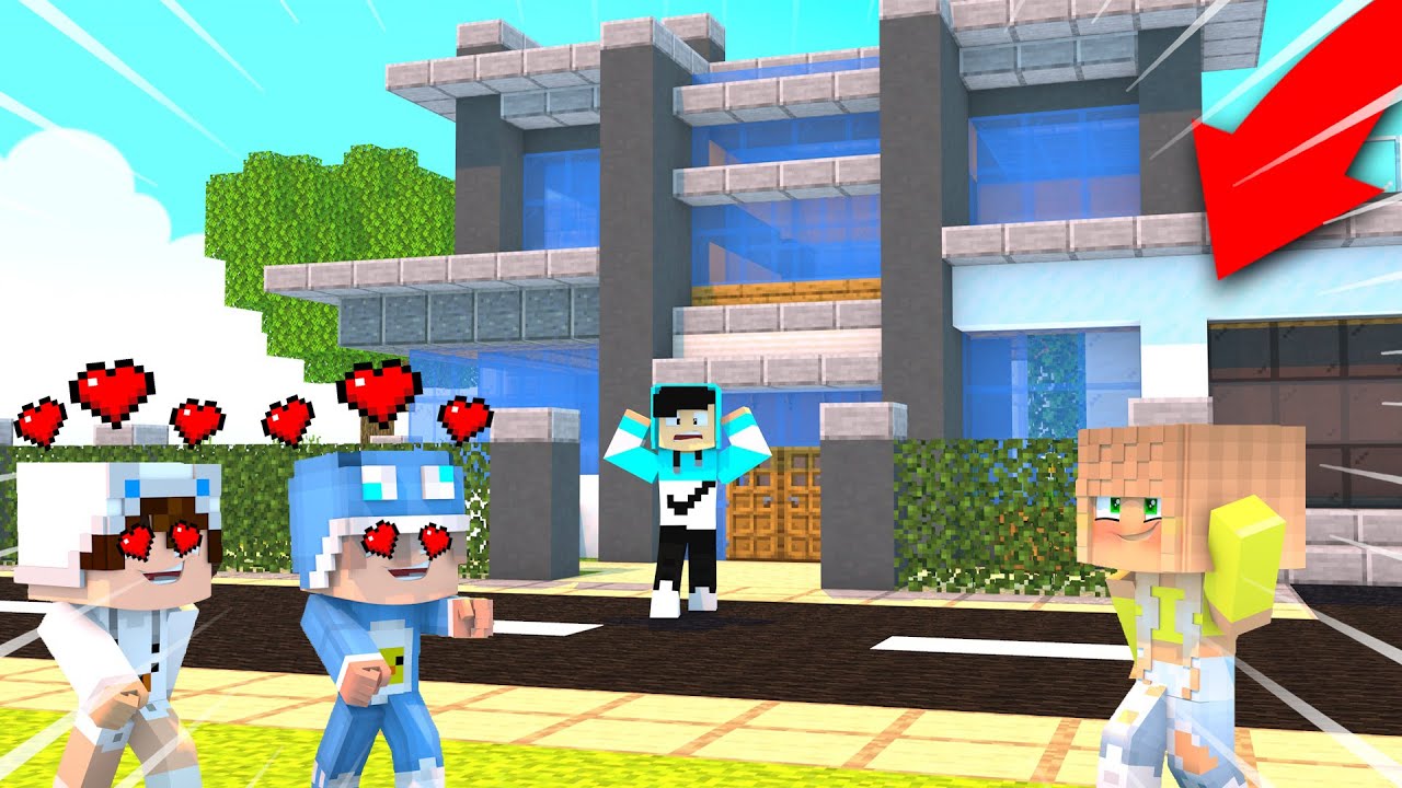 MES FILS TOMBE AMOUREUX DE LA MEME FILLE SUR MINECRAFT ! 👩‍❤️‍💋‍👨 (ca devient compliqué ! )