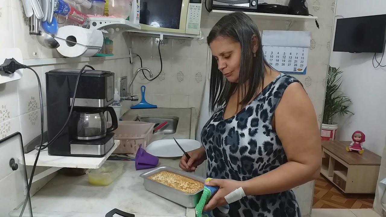Pão Low Carb com farinha de farelo de aveia e de coco.