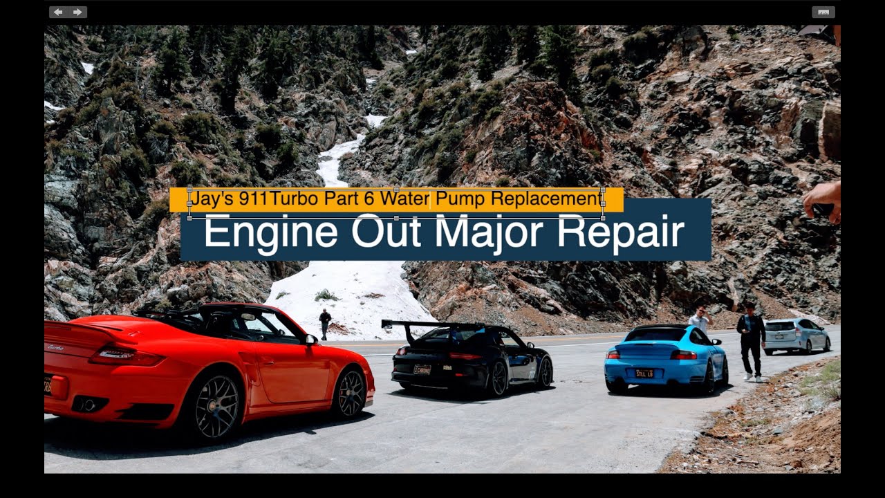 Jay's Porsche 997 turbo Major Engine Out Repair Part 6