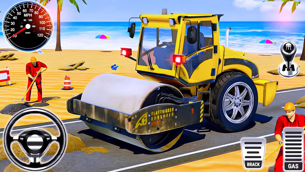 City Road Construction Jcb Game - Highway Road Builder Construction 3D - Android GamePlay