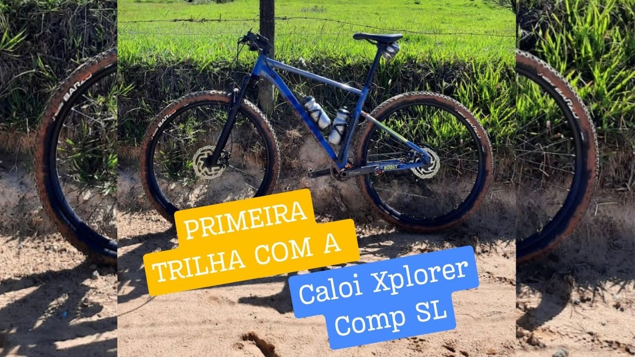 Primeira trilha com a Caloi Xplorer Comp SL 2024