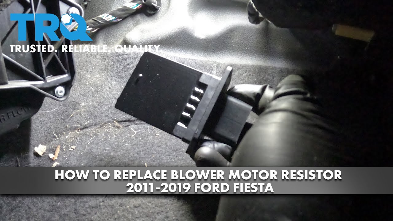 How to Replace Blower Motor Resistor 2011-2019 Ford Fiesta