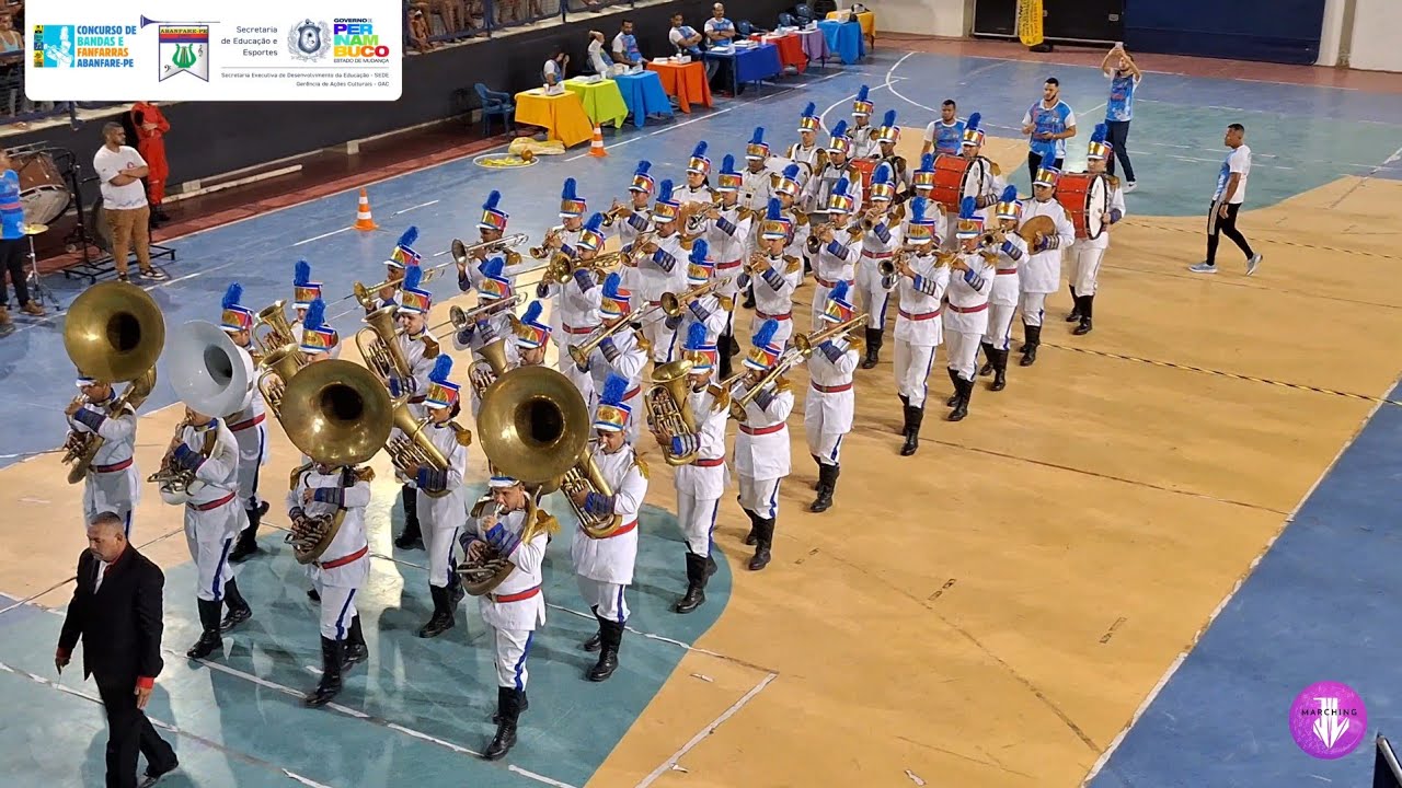 Banda Marcial Máster Ginásio Pernambucano - CONCURSO DE BANDAS E FANFARRAS DA ABANFARE - PE 2024