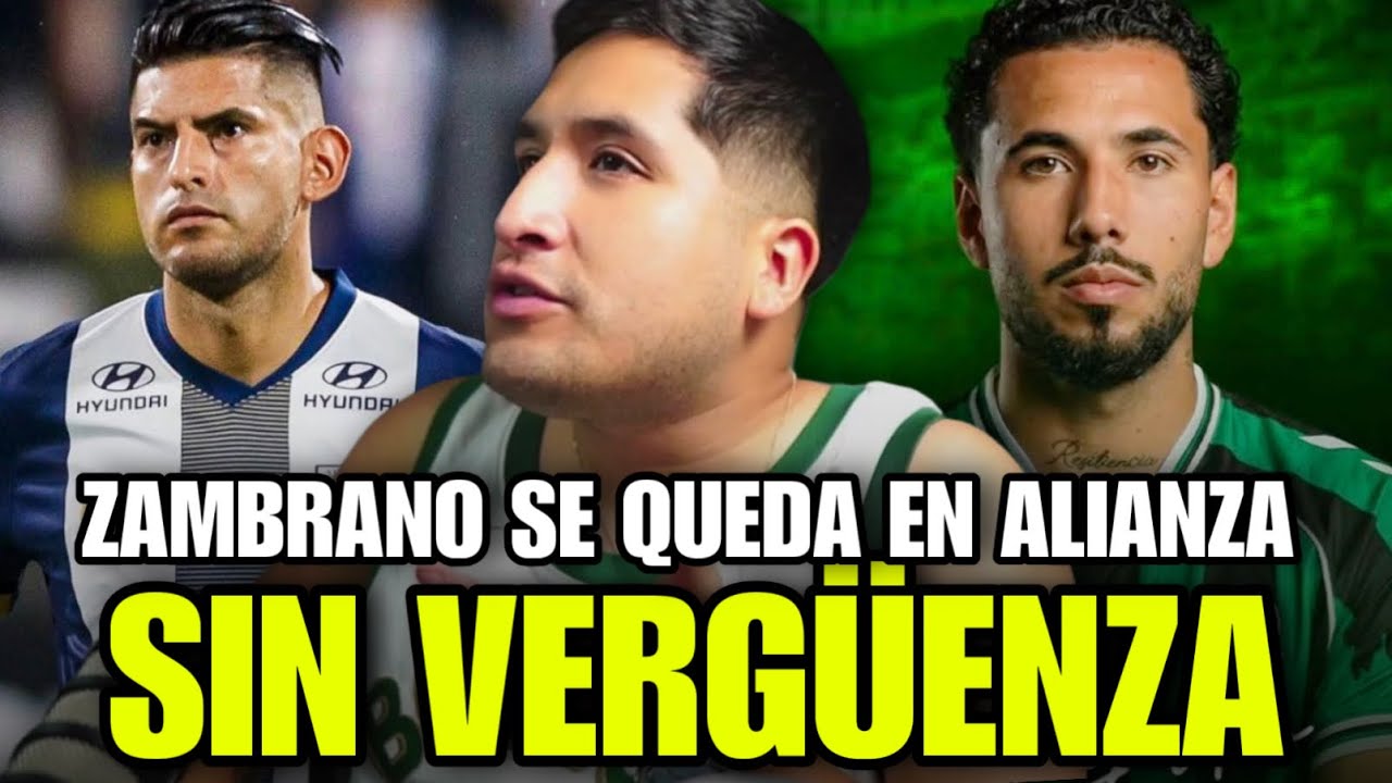 ZAMBRANO SE QUEDA EN ALIANZA 💥 PEÑA SE VA A TURQUÍA DONDE NO HAY EXTRADICIÓN 🔥