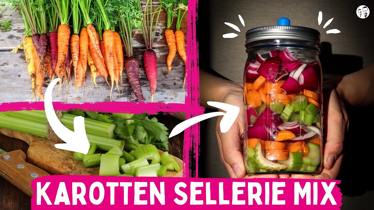 Karotten Sellerie Mix - Ganz einfach fermentieren