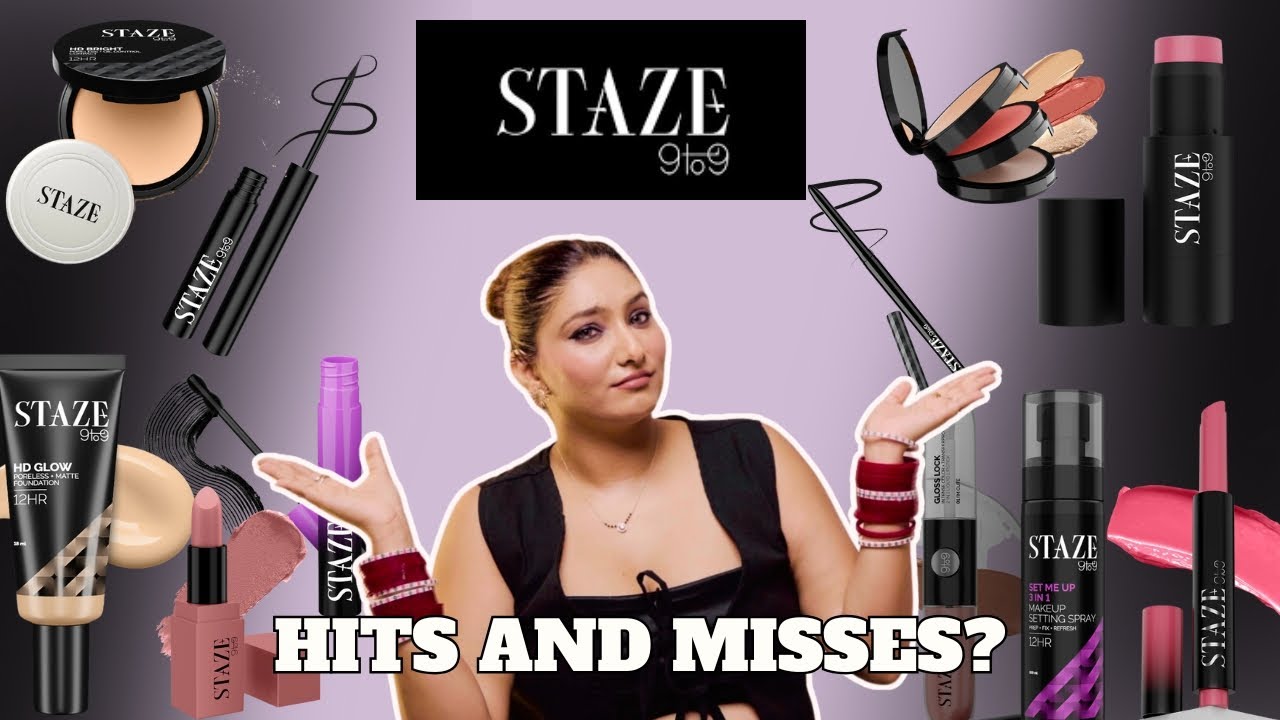 Staze 9 to 9 One Brand Makeup Tutorial and Review | Everything Under Rs.500 | Priyanka Oswal