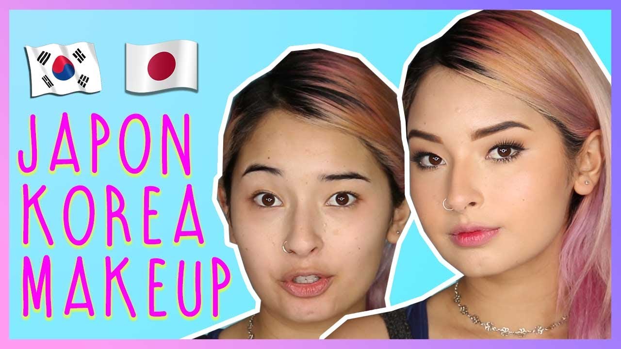 🌙 Japon Y Korea! Look Fresco Con Solo Maquillaje Asiatico