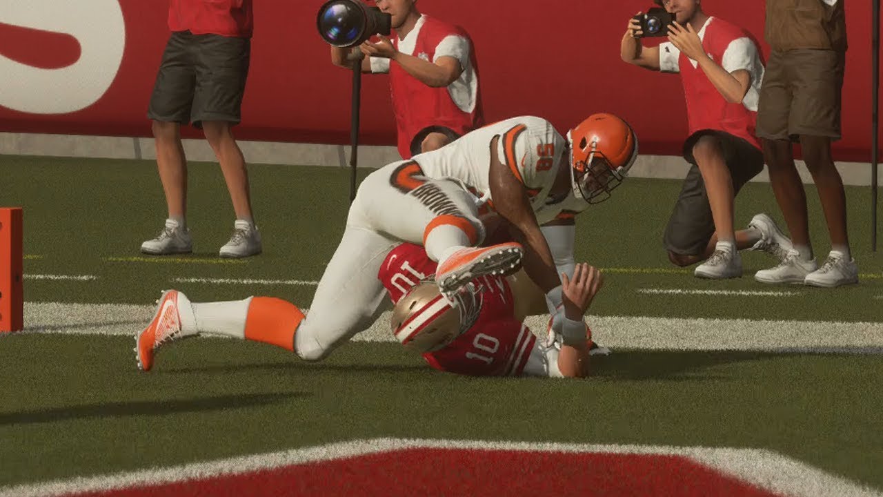 Madden 19 PS4 Pro San Francisco 49ers vs Cleveland Browns Gameplay