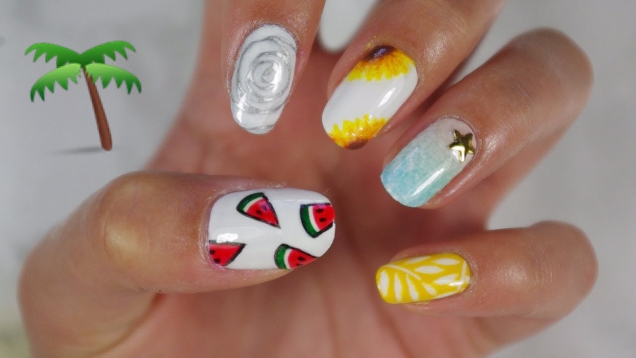 5 NAIL ART D’ÉTÉ!♡