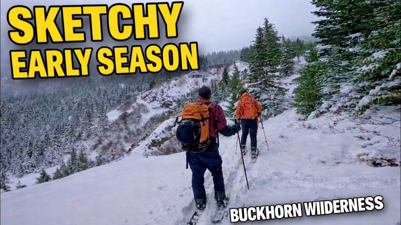 Early Season Splitboarding In The Buckhorn Wilderness - Mt Townsend Backcountry Snowboarding