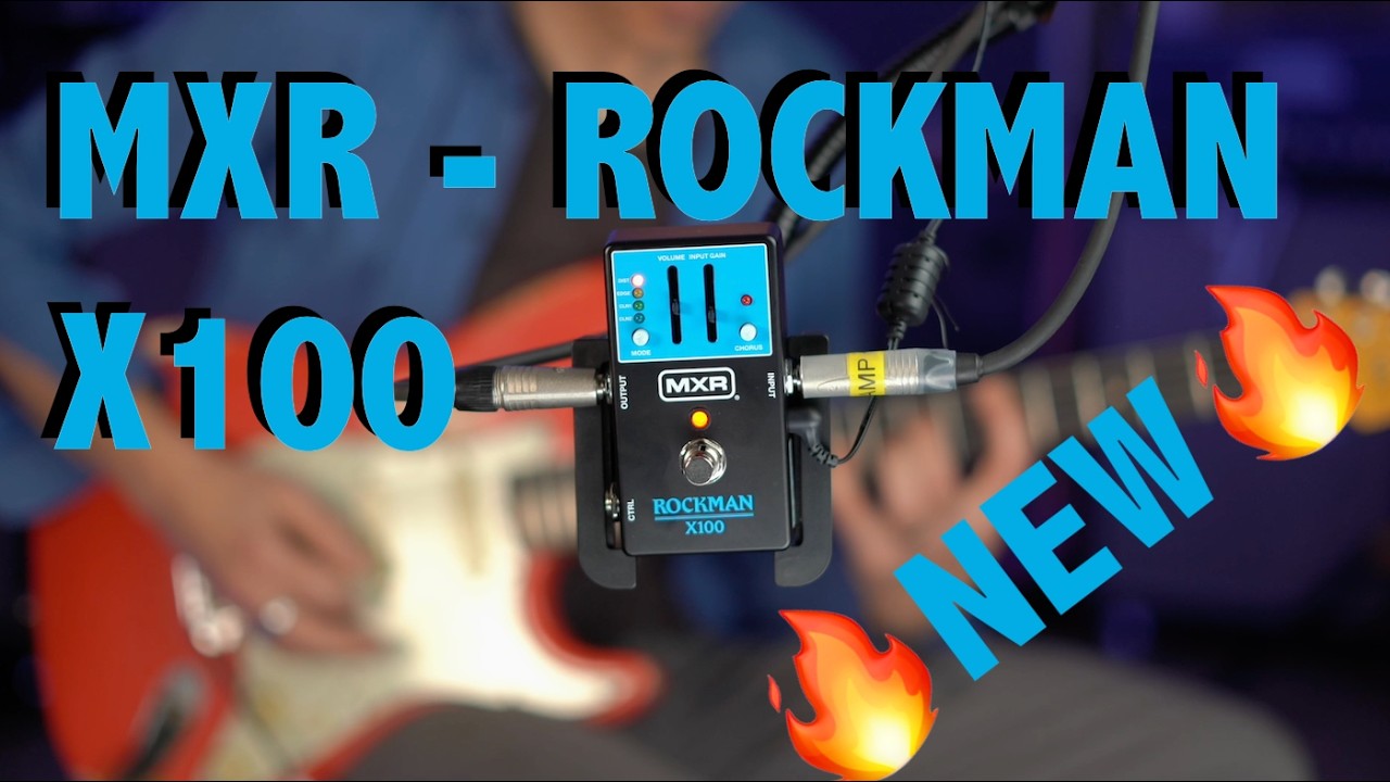 DUNLOP MXR ROCKMAN X100 anteprima NAMM 2025 Pedale