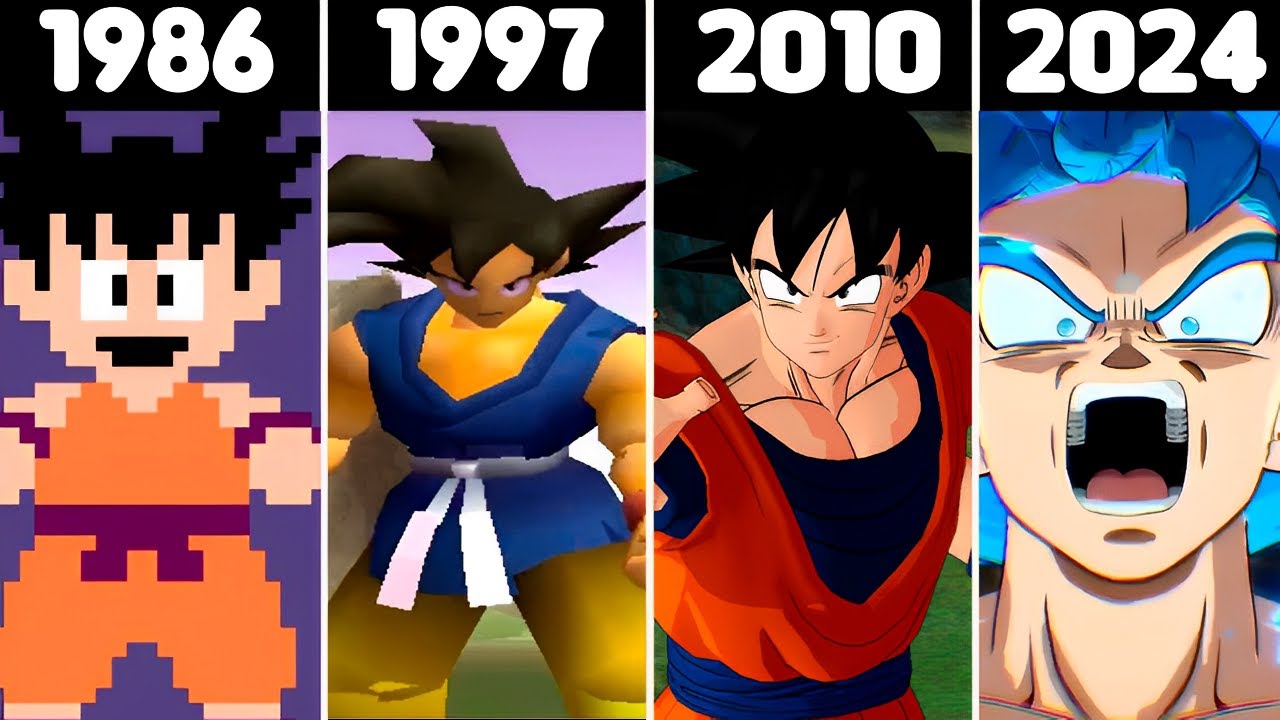 A EVOLUÇÃO DOS JOGOS DE DRAGON BALL Z