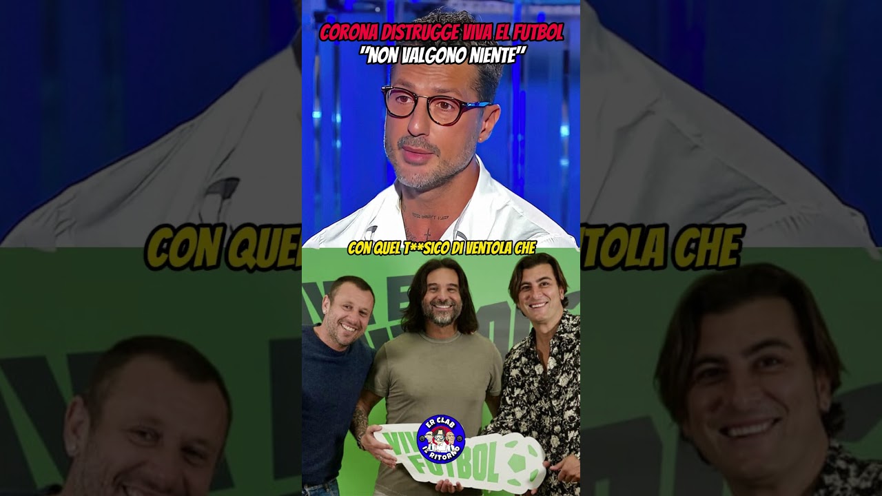 Fabrizio Corona distrugge Adani, Cassano e Ventola!