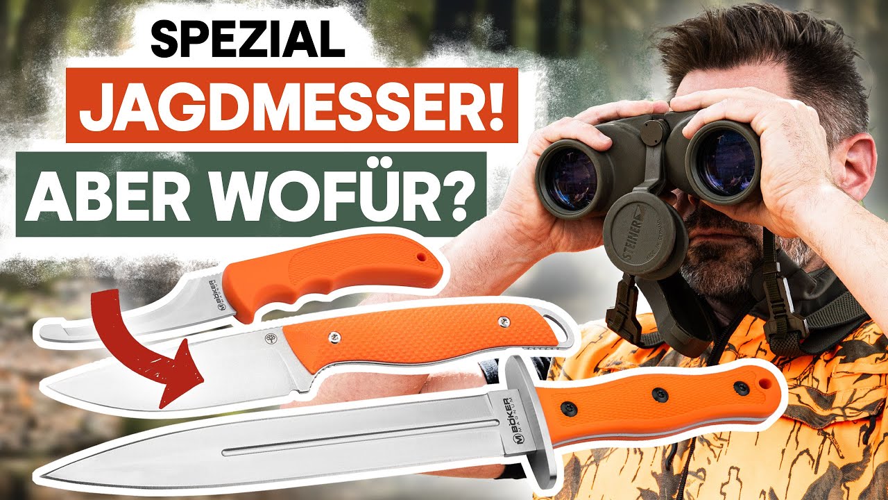 WOFÜR brauchen JÄGER DIESE MESSER? 🤔 Ultimative Spezialmesser für die Jagd🦌🔎 | Böker Solingen