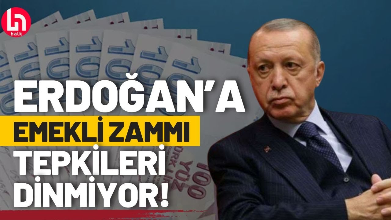 Erdoğan'a emekli maaşı tepkileri dinmiyor!