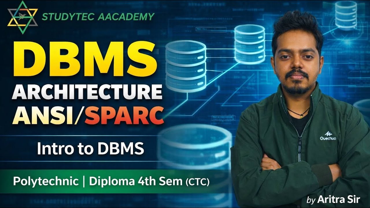 Lec -2 || Introduction to DBMS || DBMS Architecture || COPC 204 || 4th sem || CST by Aritra Sir