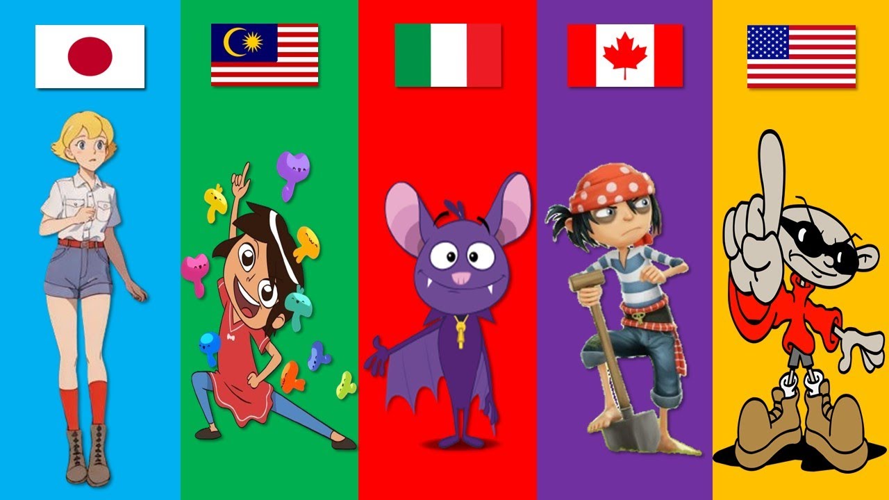 Cartoons From Different Countries | Pt.51