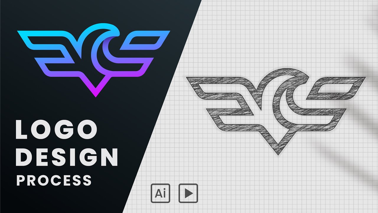 The Logo Design Process From Start To Finish | Logo design tutorial