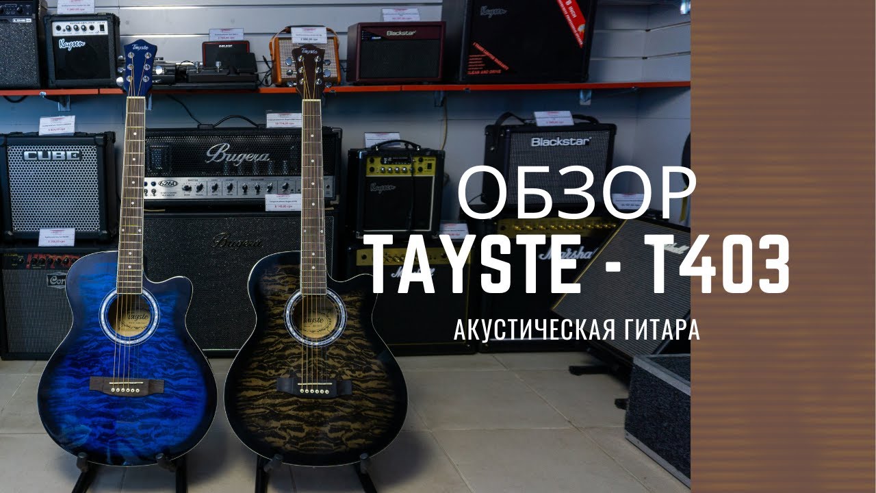 Акустическая гитара Tayste T-403 - музыкальный магазин Music City