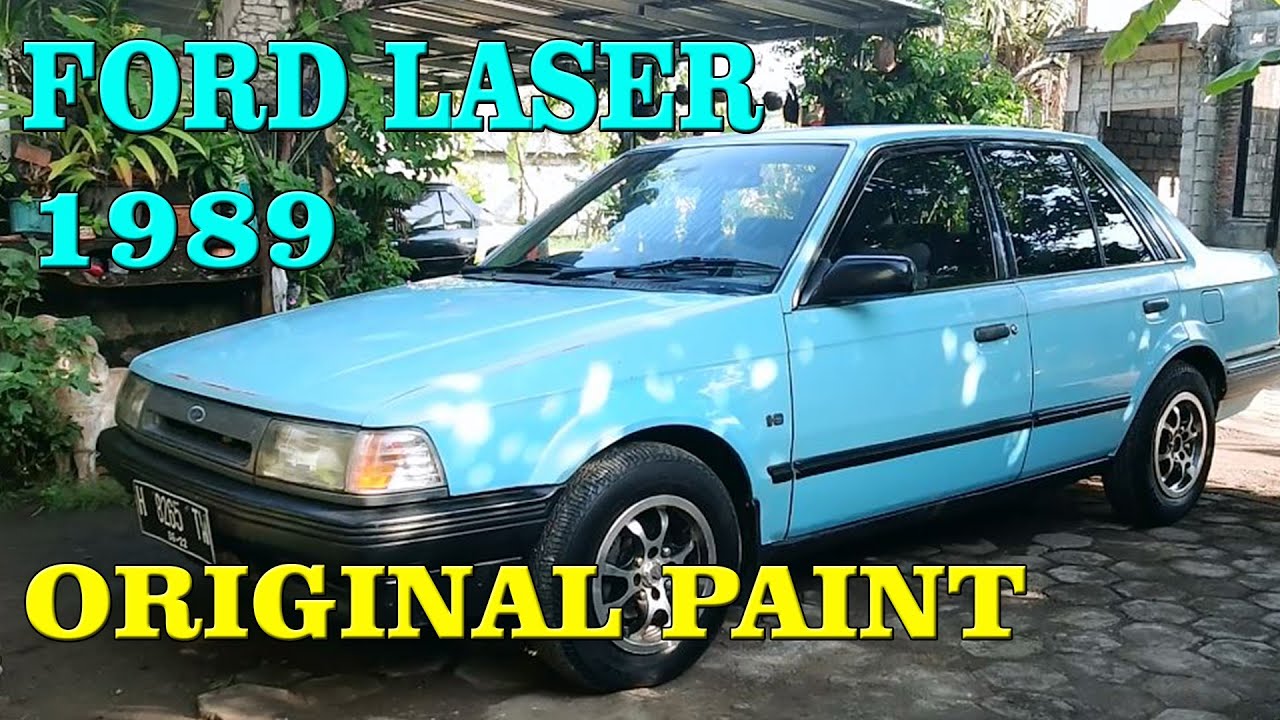 FORD LASER 1989 ORIGINAL PAINT BLUE