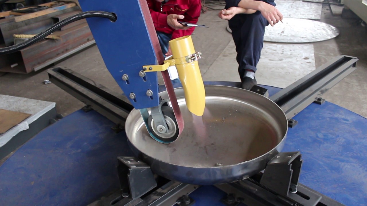 surface polishing machine for cylinder    water tank