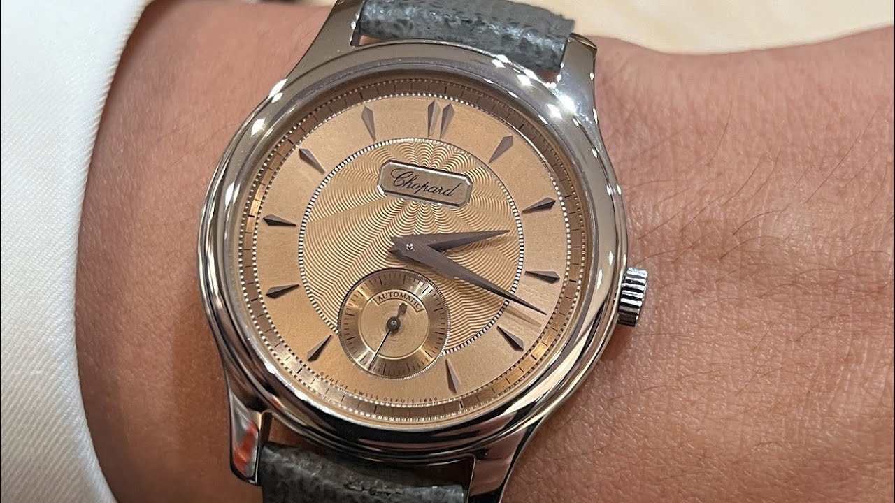 Новые часы Chopard Alpine Eagle XPS с циферблатом цвета лосося, Chopard Alpine Eagle Cadence 8HF ...