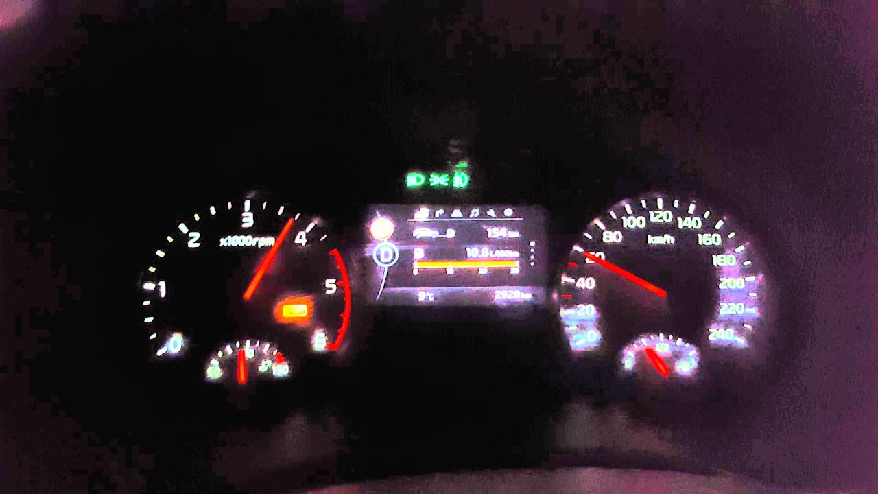 KIA Sportage GT Line 2.0 CRDi AWD 0-100 km/h acceleration