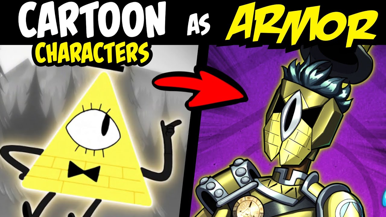 What if ANIMATED CHARACTERS Were ARMOR SETS?! (Banter & Speedpaint)