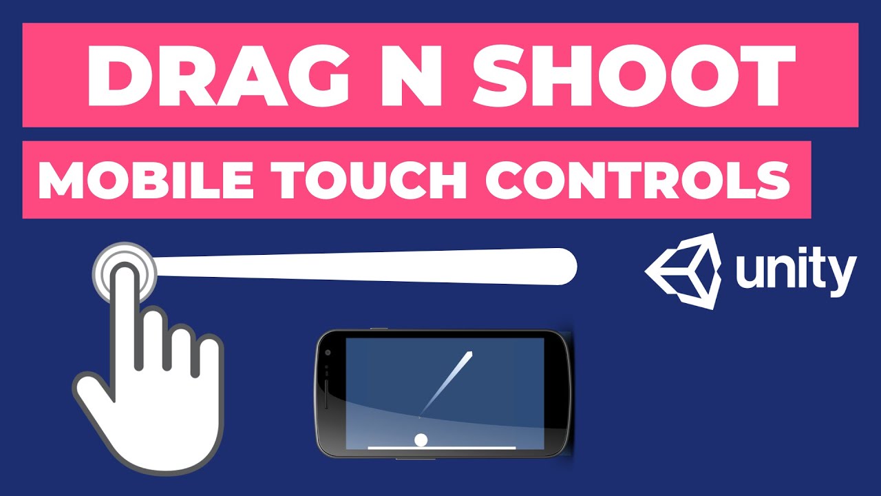 TOUCH Controlled Drag & Shoot in Unity Mobile | 2D Game Dev Tutorial