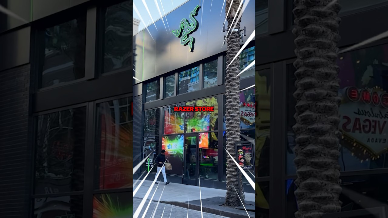 I visited 1 of 11 Razer stores in the world!