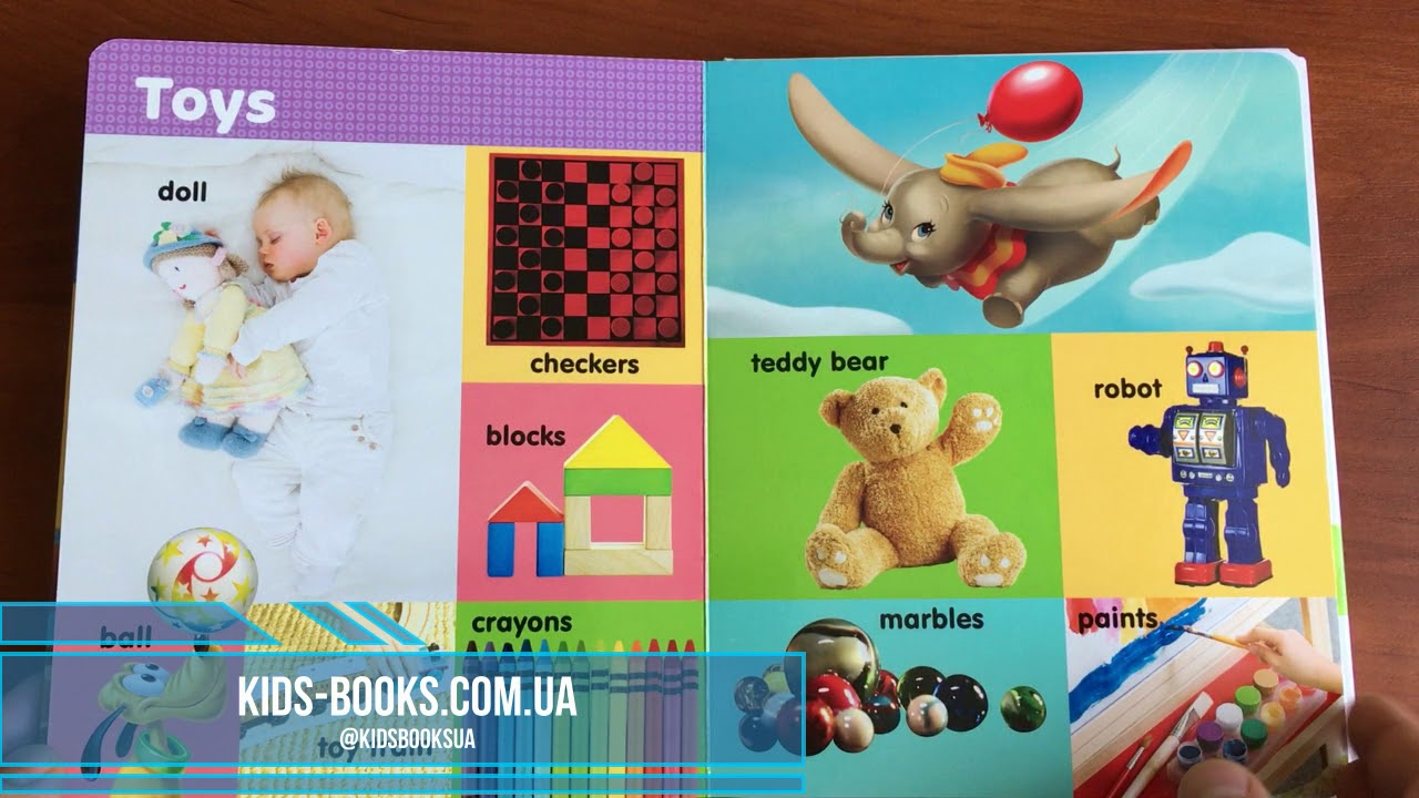 Kids-Books: Детская книга Disney My First Words (Board book)