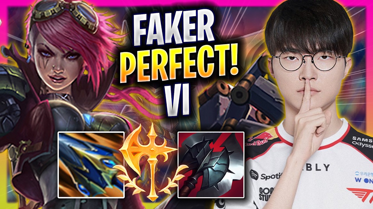 FAKER PERFECT GAME WITH VI! - T1 Faker Plays Vi JUNGLE vs Lee Sin! | Season 2026