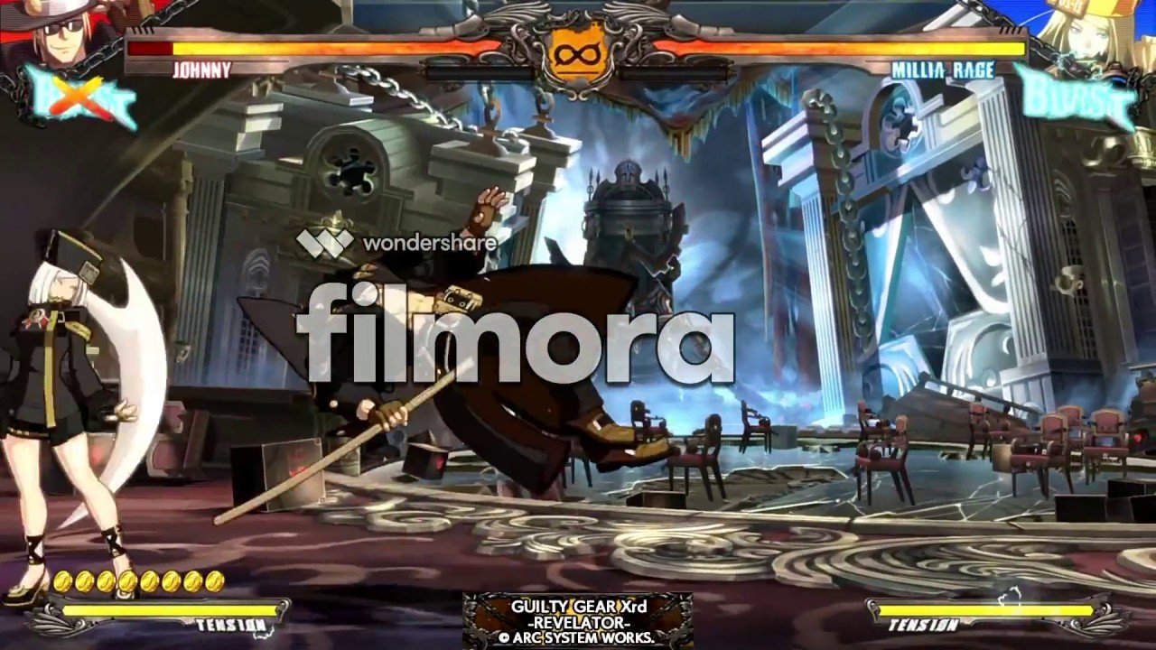 GGXrdR Millia Rage Combo Movie