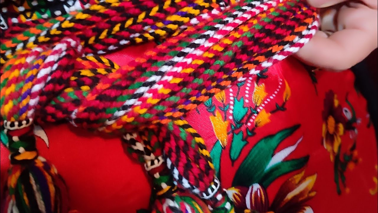 كيفية عمل حزام تقليدي قبائلي بالتفاصيل assarou👍ceinture kabyle