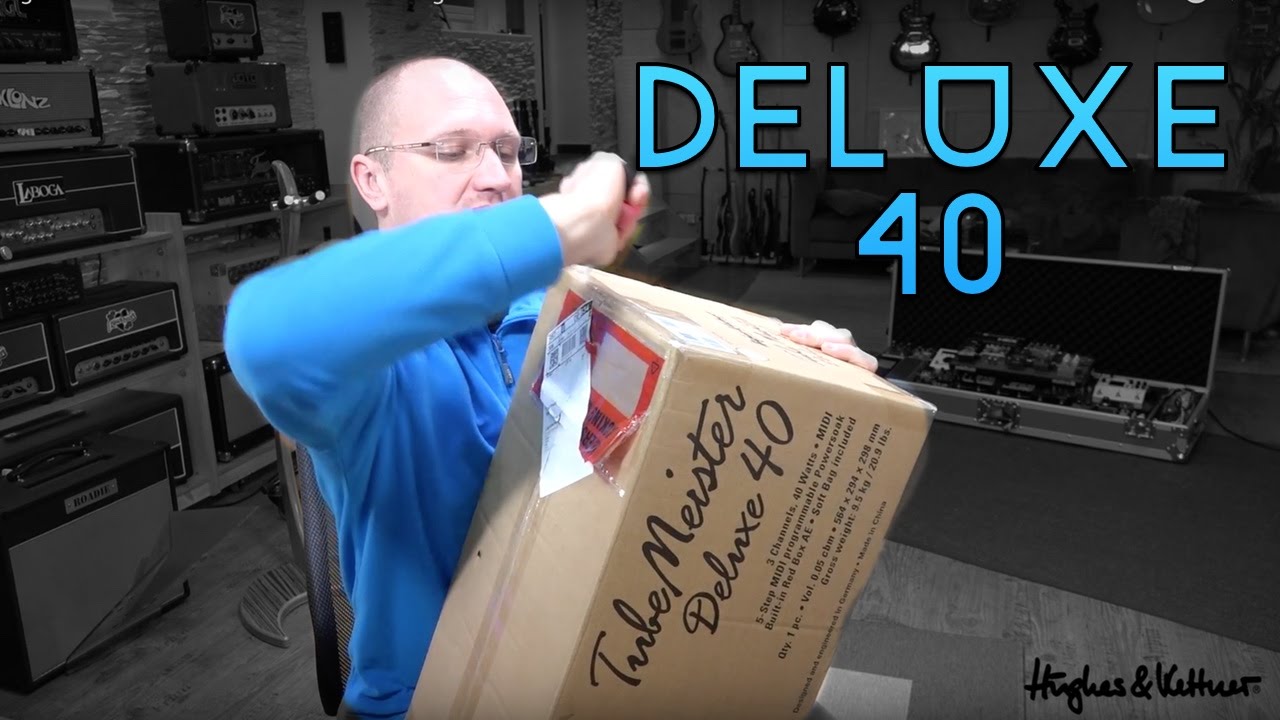 Hughes and Kettner Deluxe 40 unboxing