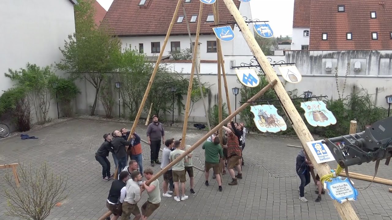Maibaumaufstellungen in der Markt-Gemeinde - Wolnzach 2022 HD