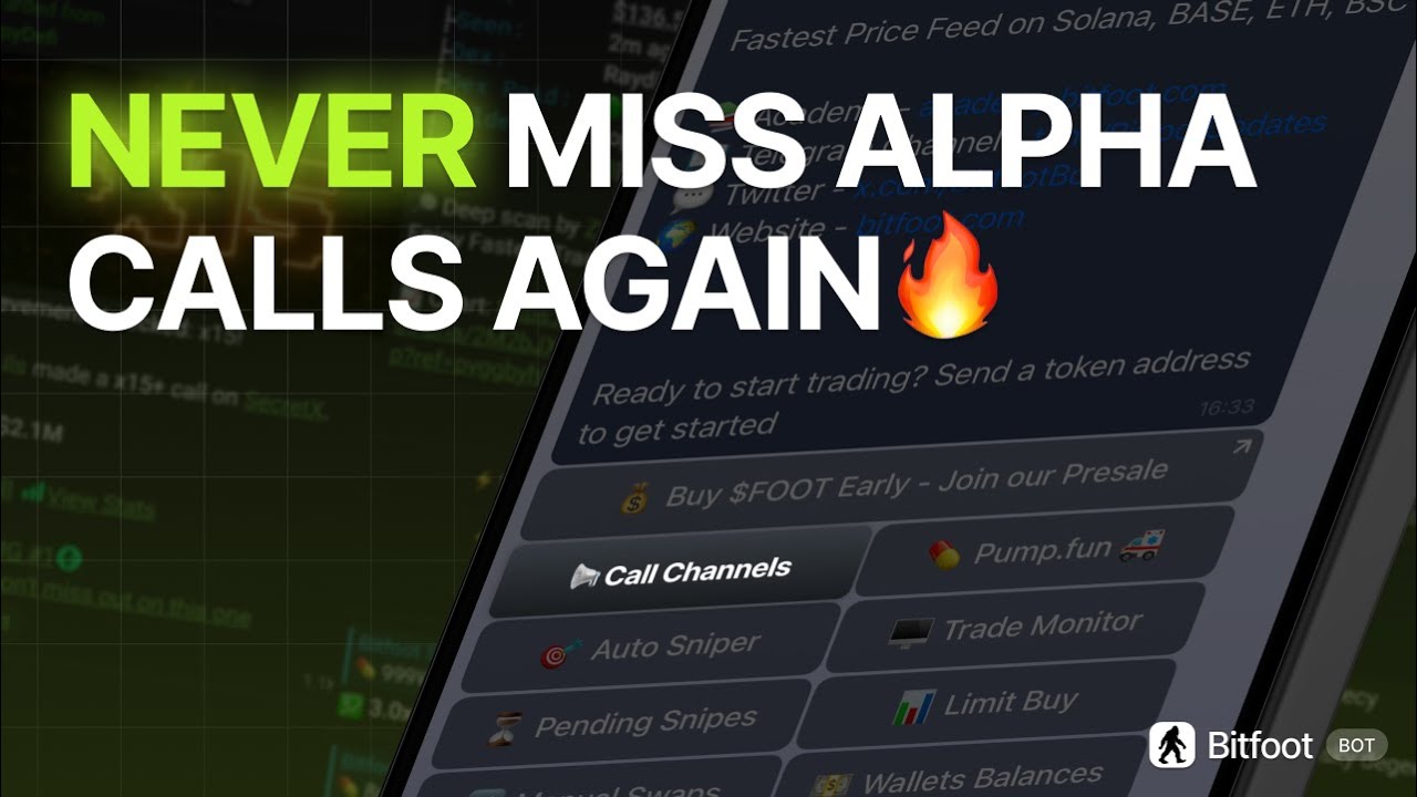 How to Use Call Channels | Auto-Trading Telegram Alpha with Bitfoot