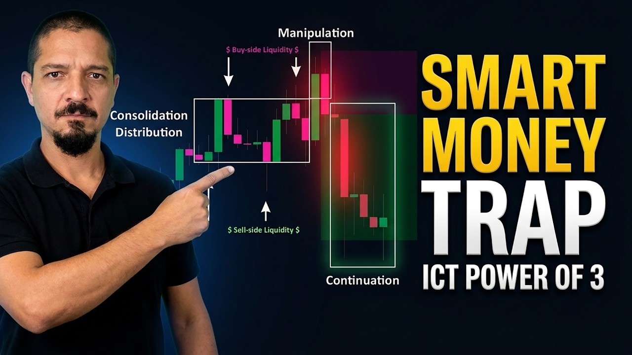 ICT Power of Three Strategy: How Smart Money Traps Traders