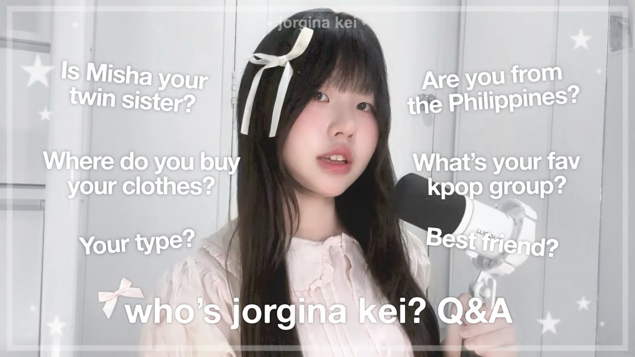 Who is jorgina kei? Q&A 🎀🍀 | answering 80+ questions & draw with me | jorginakei