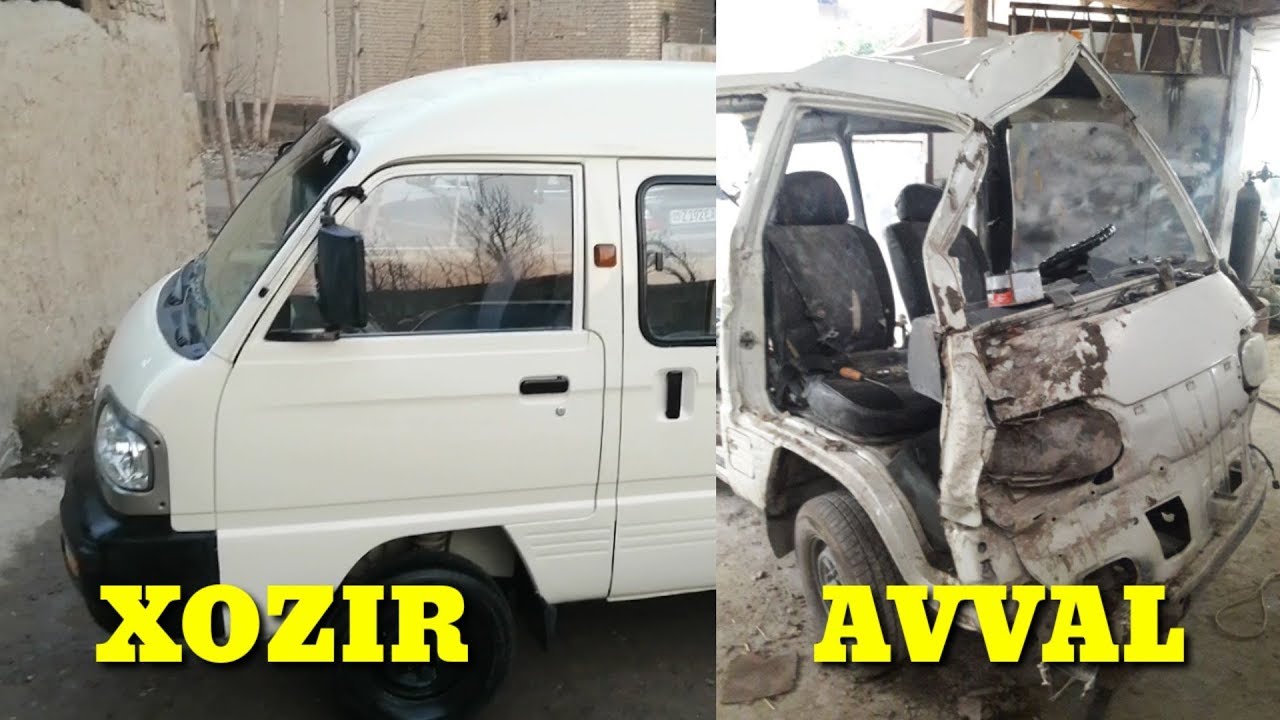 DAEWOO DAMAS 2 STRASHNIY AVARYADAN KEYINGI POLNIY KUZUV REMONT