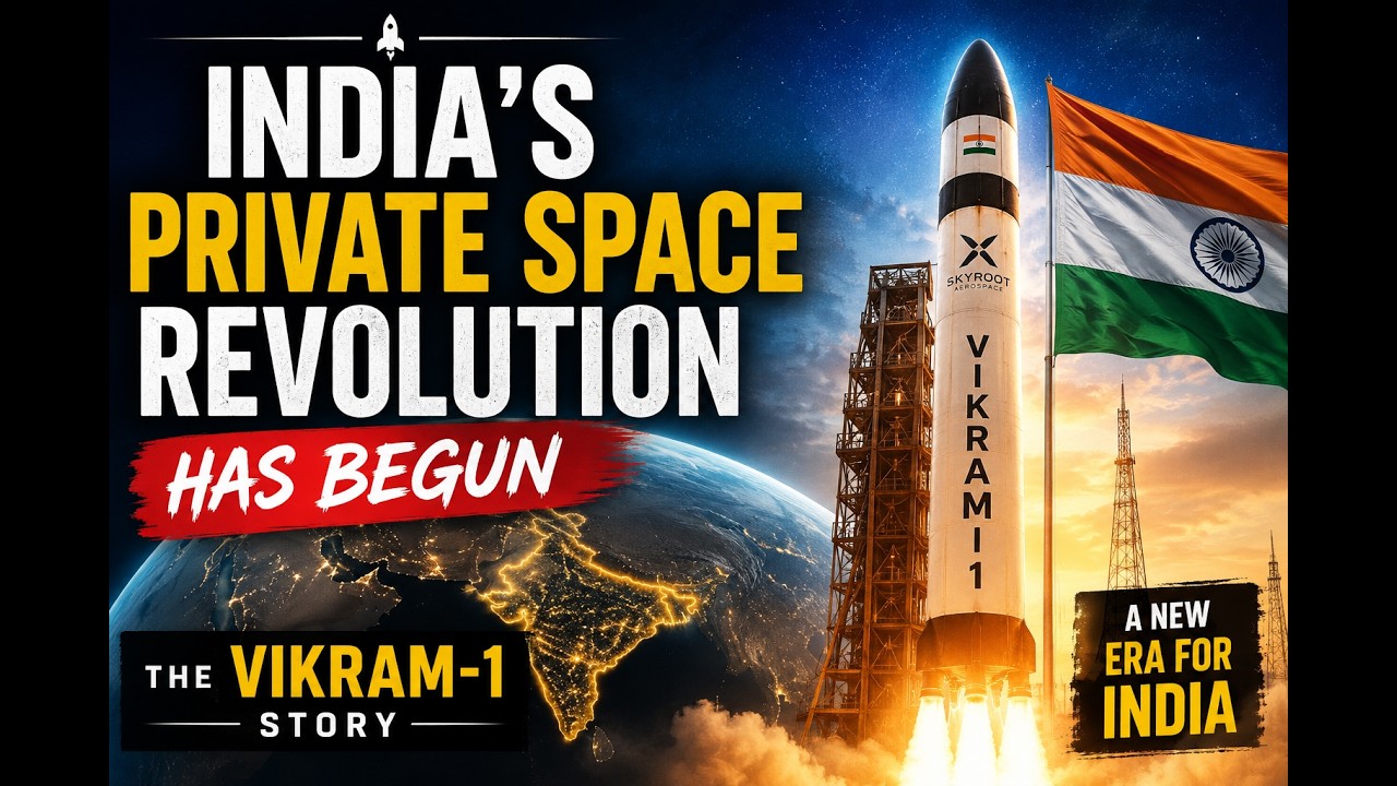 India's Private Space Revolution Has Begun 🚀 | The Vikram-1 Story | #space #india #spaceexploration