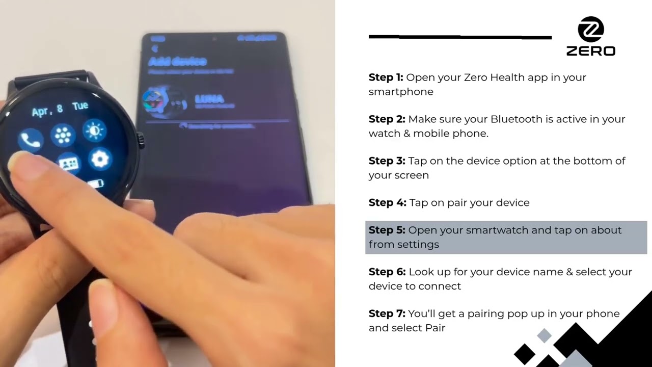 Zero Lifestyle Smartwatches Notification and Connection Issue